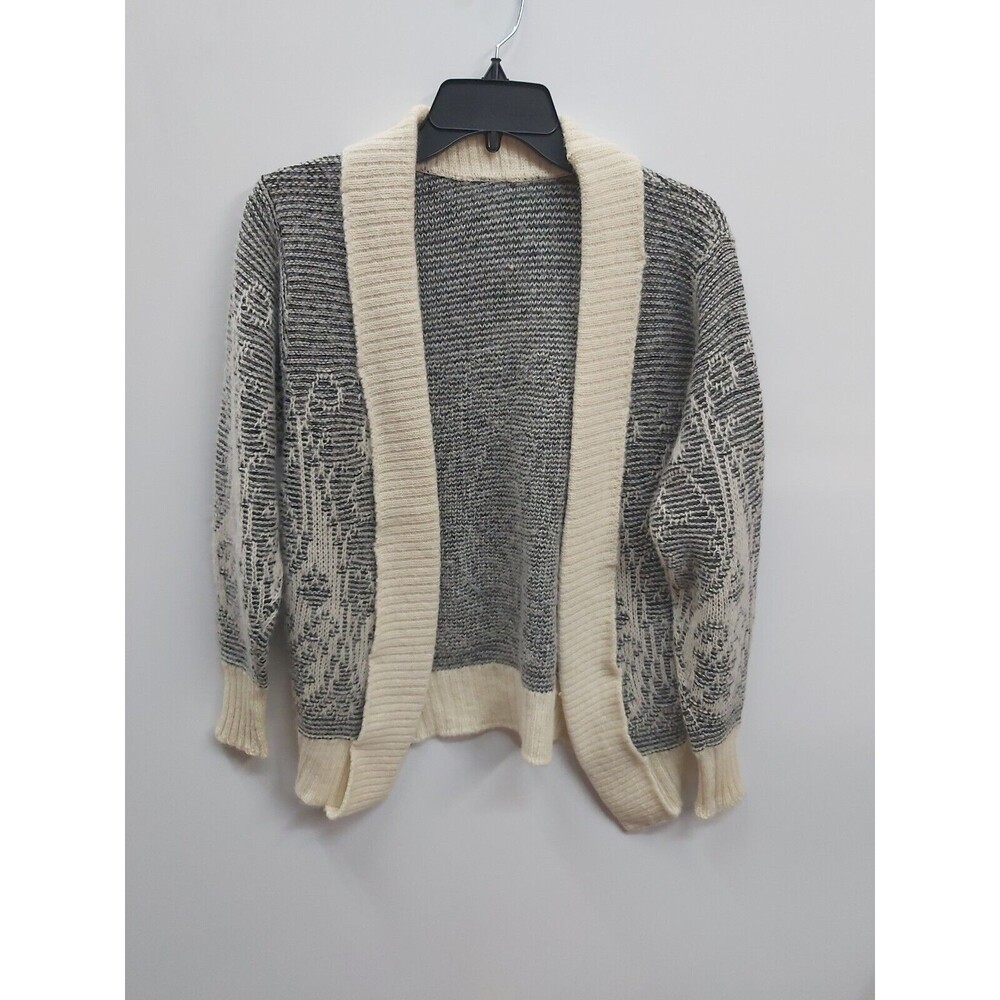 Cream And Black Cardigan open Womens size xs/s